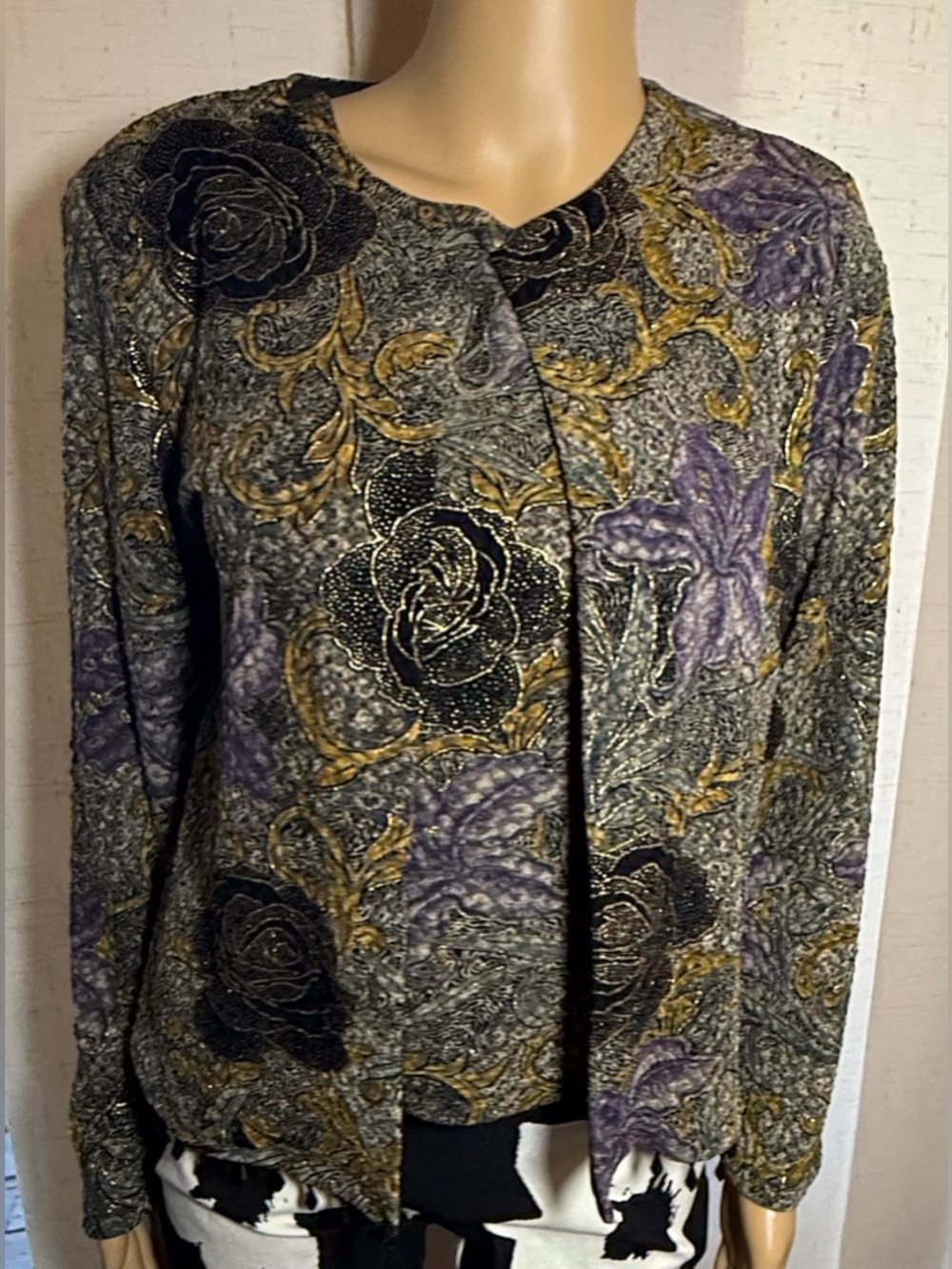 MSK matching jacket and cami set. Sz. M
